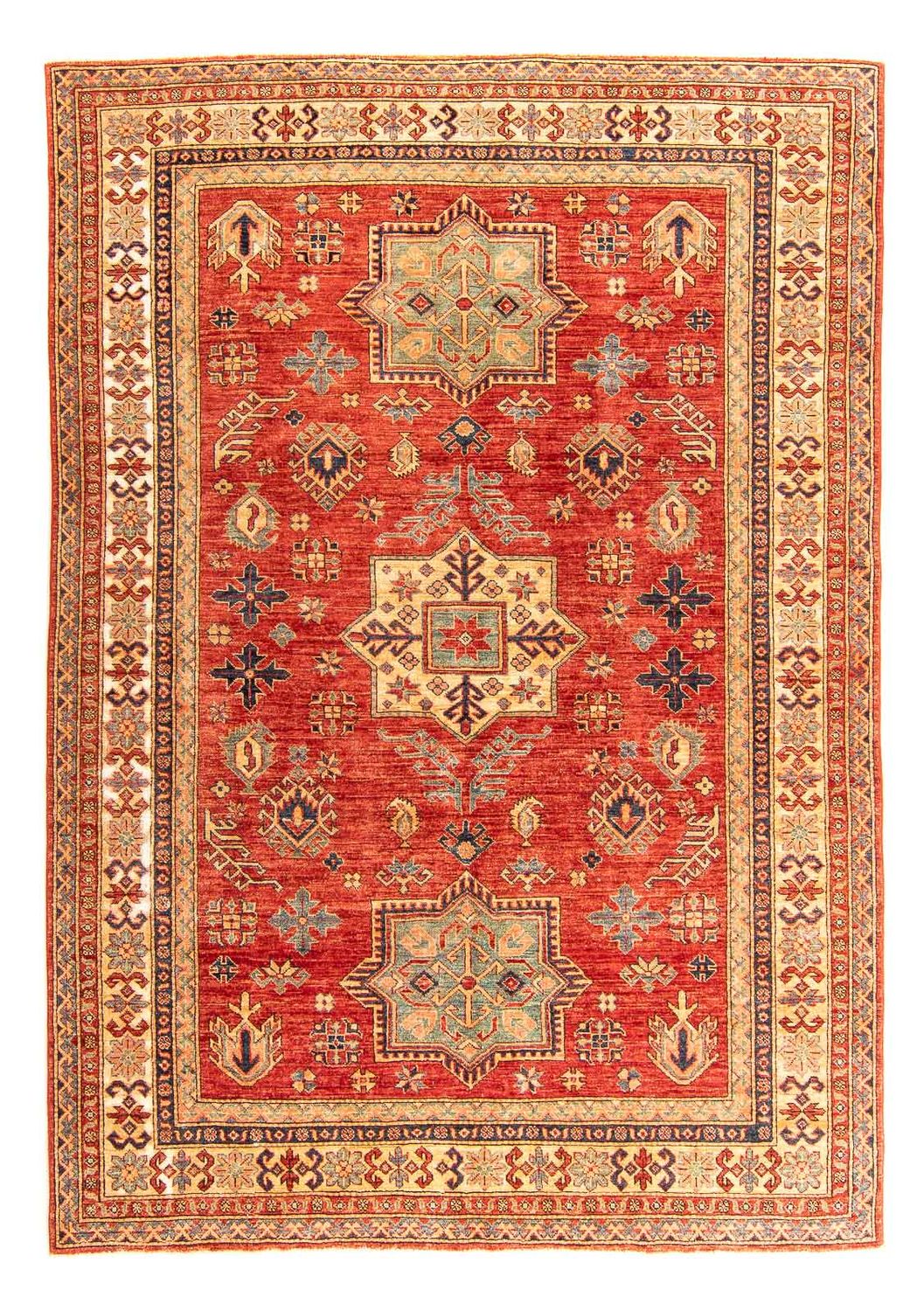 Orientteppich Handgeknüpft 187 cm x 252 cm Schurwolle – Ansicht 1