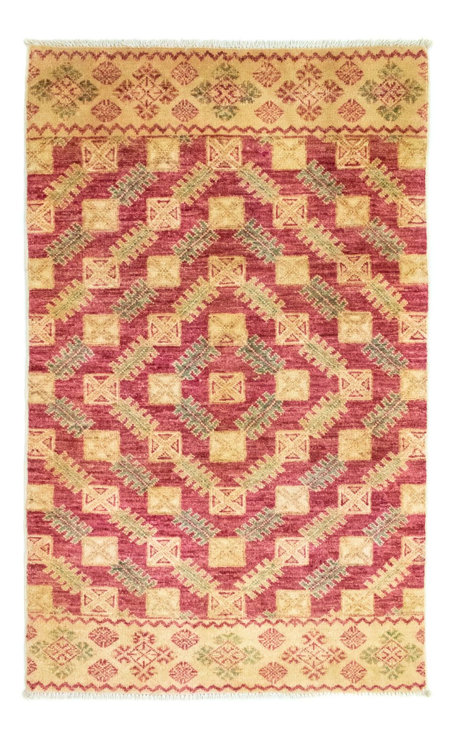 Ziegler Teppich Handgeknüpft 75 cm x 123 cm Schurwolle – Ansicht 1