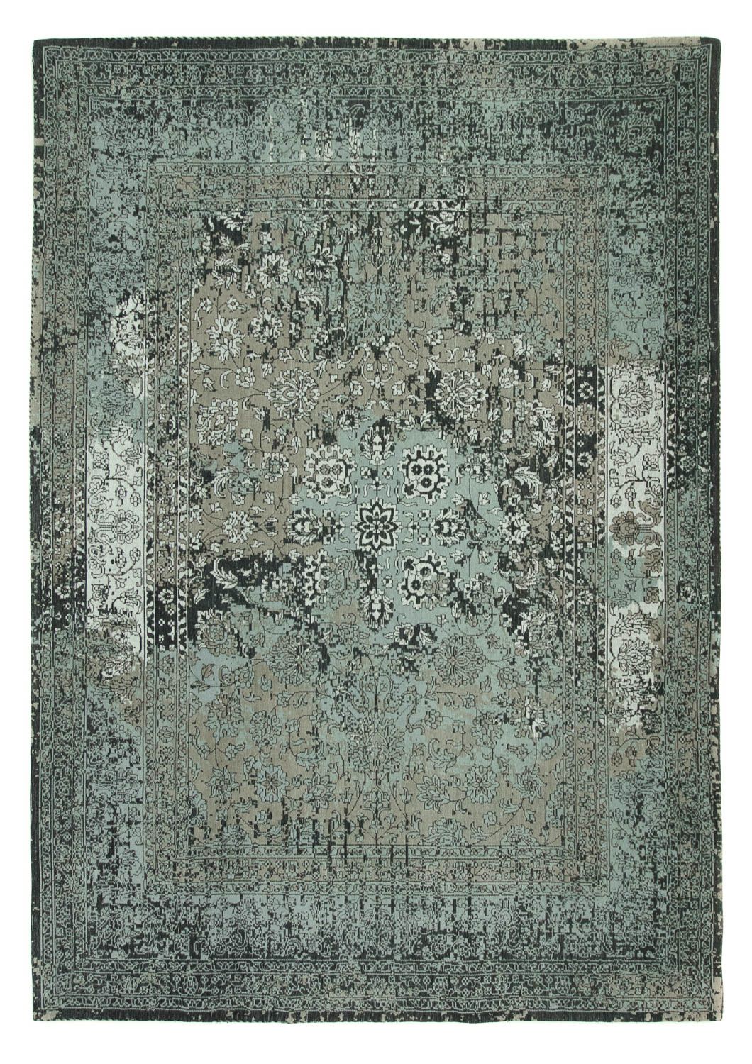 Moderner Teppich Handgetuftet 80 cm x 300 cm Viskose – Ansicht 1