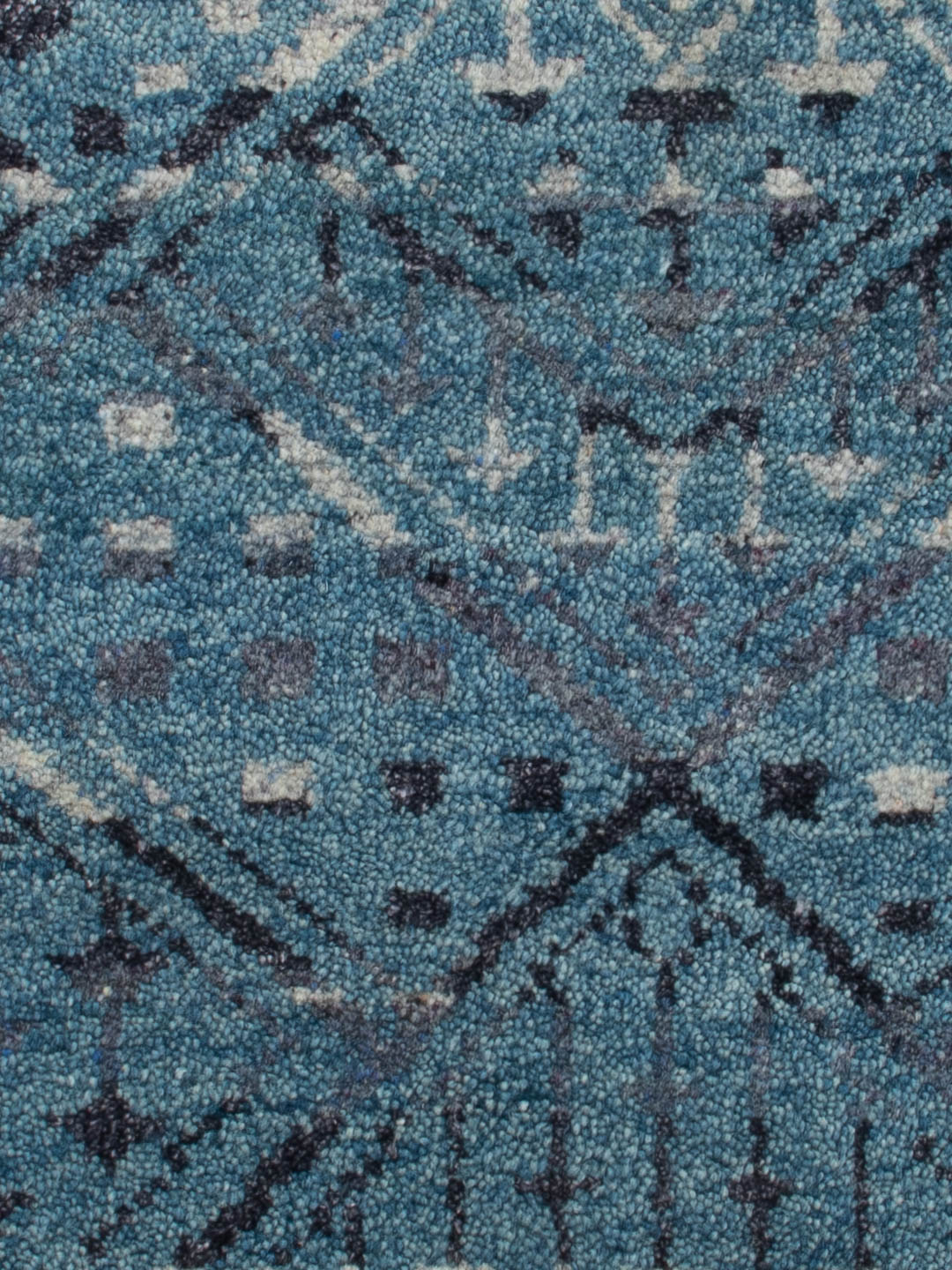 Gabbeh Teppich Handgeknüpft 60 cm x 90 cm Schurwolle – Ansicht 2