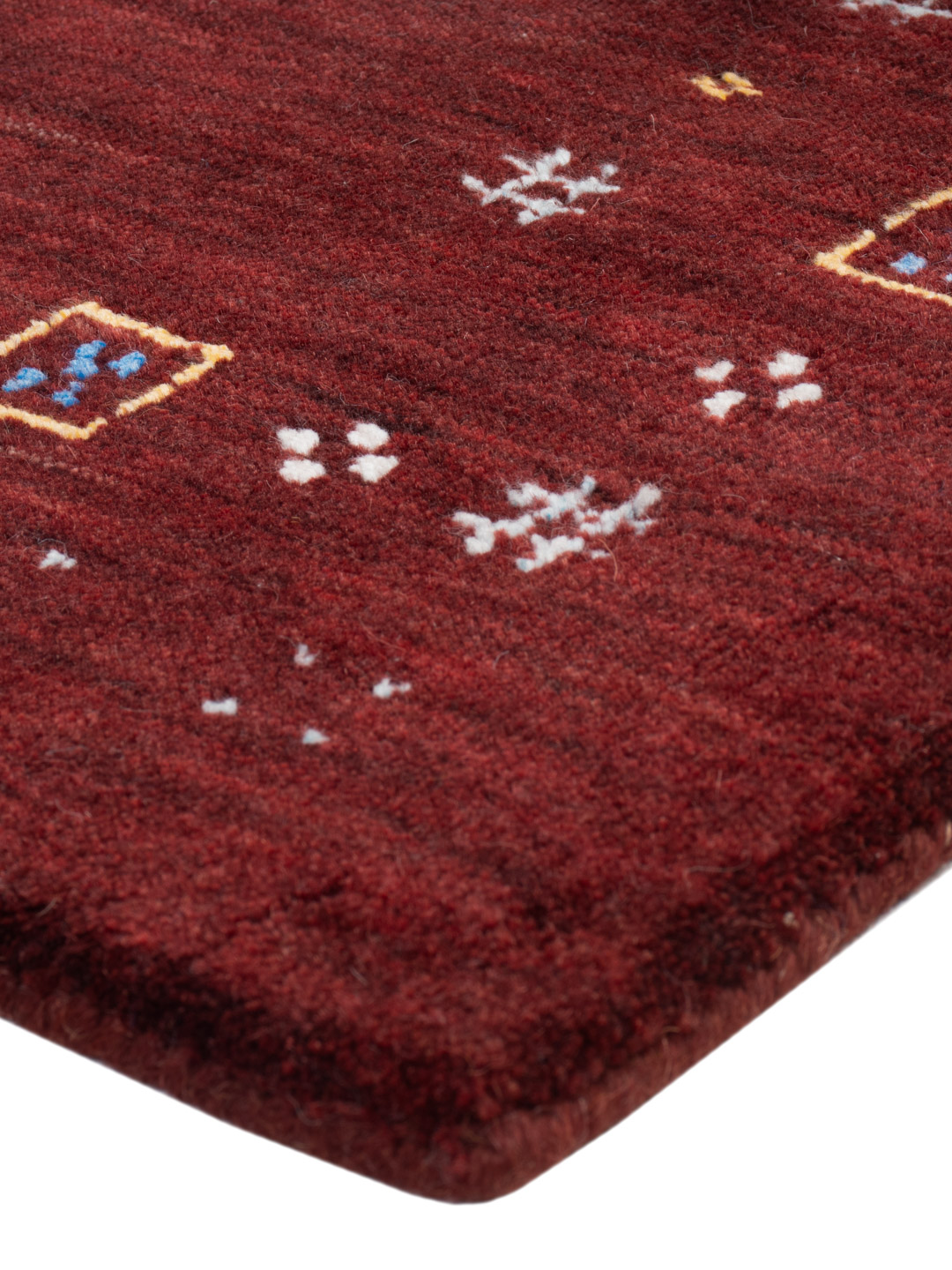 Moderner Teppich Handgewebt 60 cm x 90 cm Schurwolle – Ansicht 4