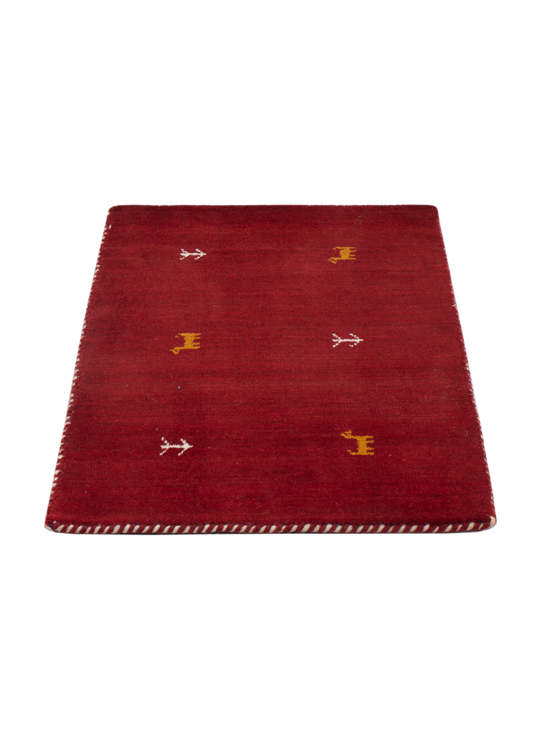 Moderner Teppich Handgewebt 60 cm x 90 cm Schurwolle – Ansicht 6